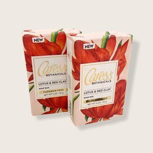 New Caress Botanicals Bar Soap Lotus & Red Clay 5